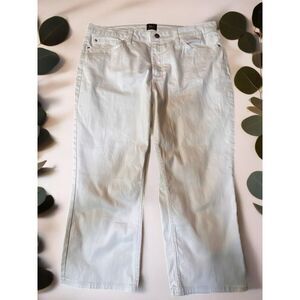 Lee White Denim Bootcut Jeans Classic Casual‎ Comfort Medium 16